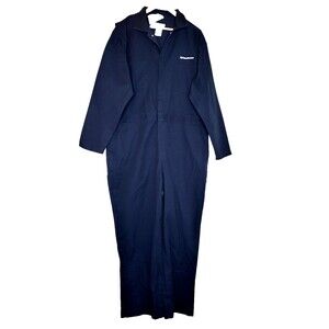 WEAR GUARD Navy Blue Mens COVERALLS XL R- (45 - 48) Work Utility One Piece Zip